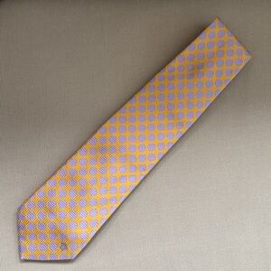 Versace Purple and Gold Patterned Tie